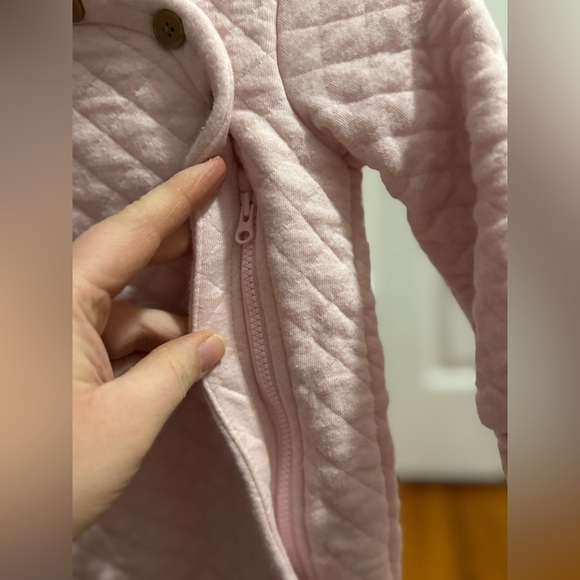 Carter's Pink Quilted Footie One Piece - Picture 7 of 11